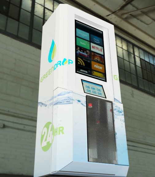 Water Dispenser CAD Render